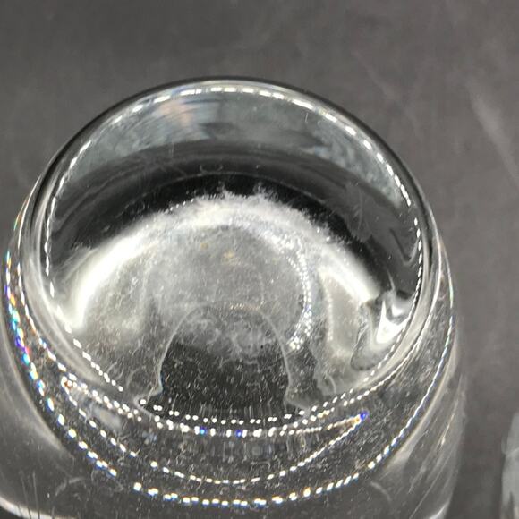 Crate & Barrel Calistoga Crystal Glasses Set of 2 - Picture 7 of 9